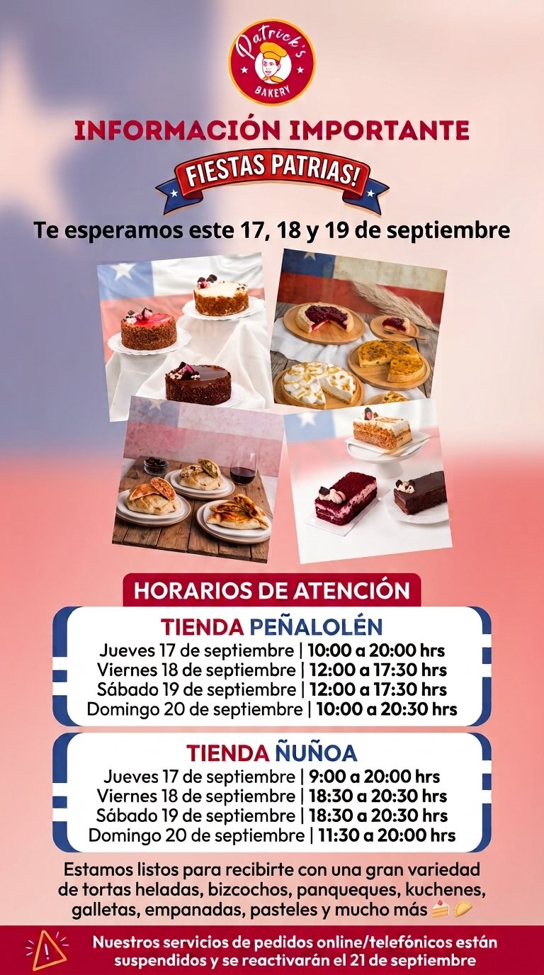 Información de Fiestas Patrias Móvil