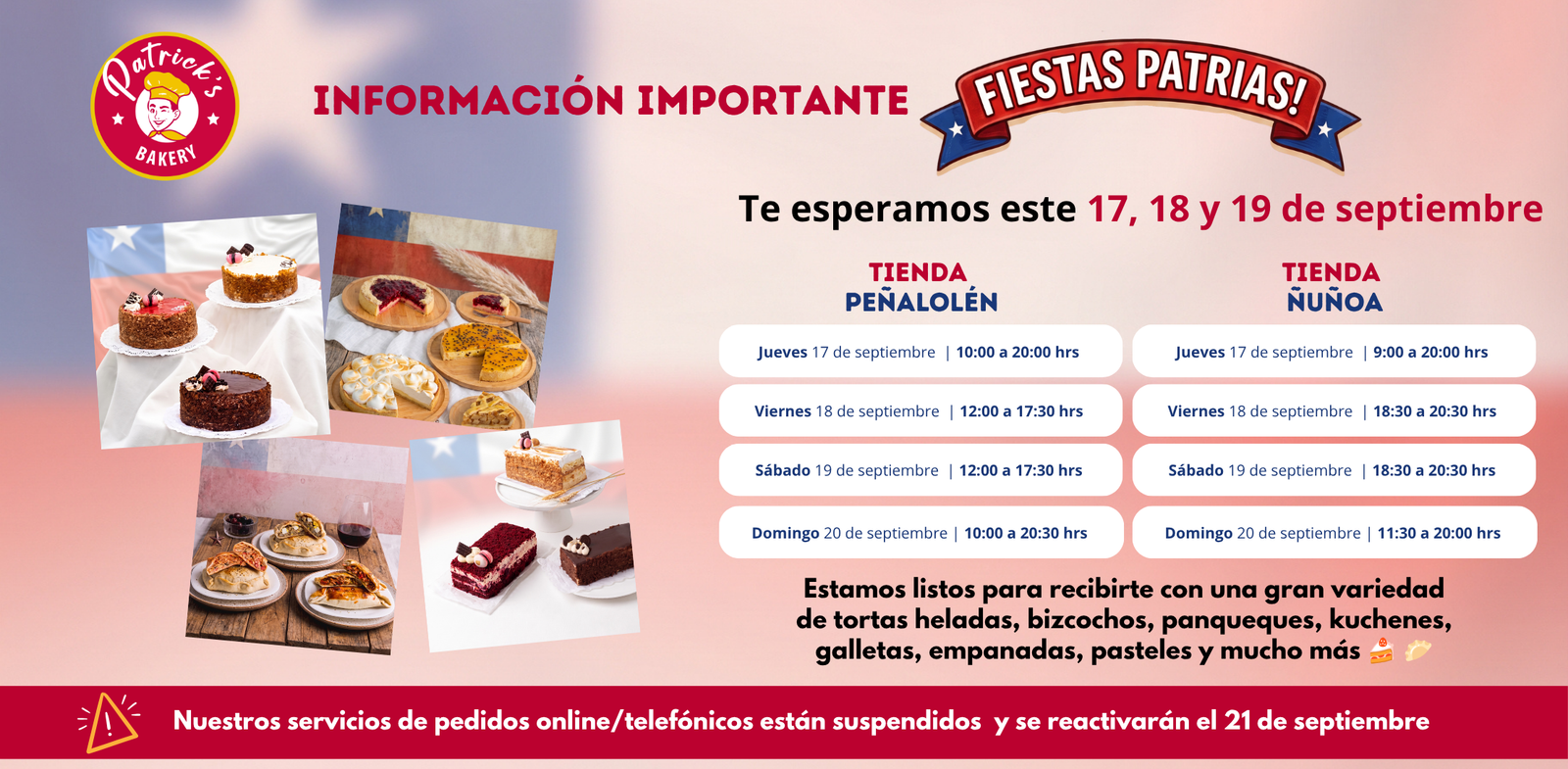 Información de Fiestas Patrias